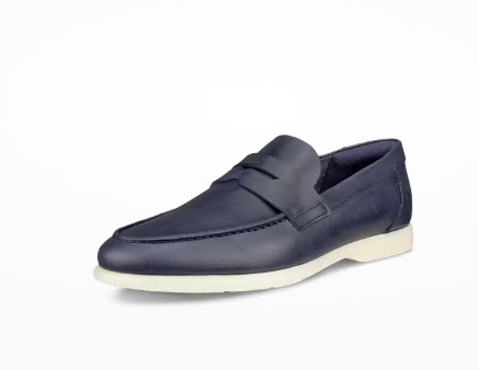 کفش کالج مردانه اکو دانمارک مدل ECCO Metropole Verona - کفش چرمی مردانه سورمه ای